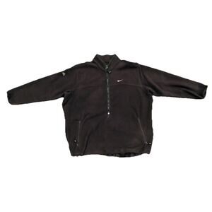 3XL Nike ACG Men's Fleece Jacket Black, Therma Fit, Zip, Pockets, Vintage Y2K